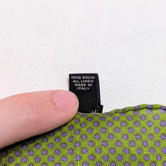 Robert Talbott | Linen pocket square - Picture 3 of 5